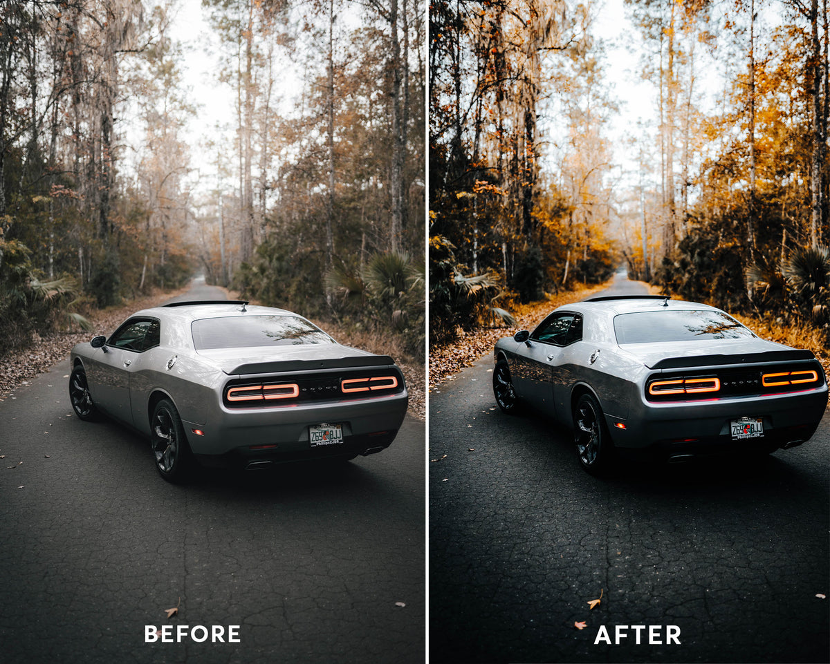 Black Car - Luminar NEO Presets