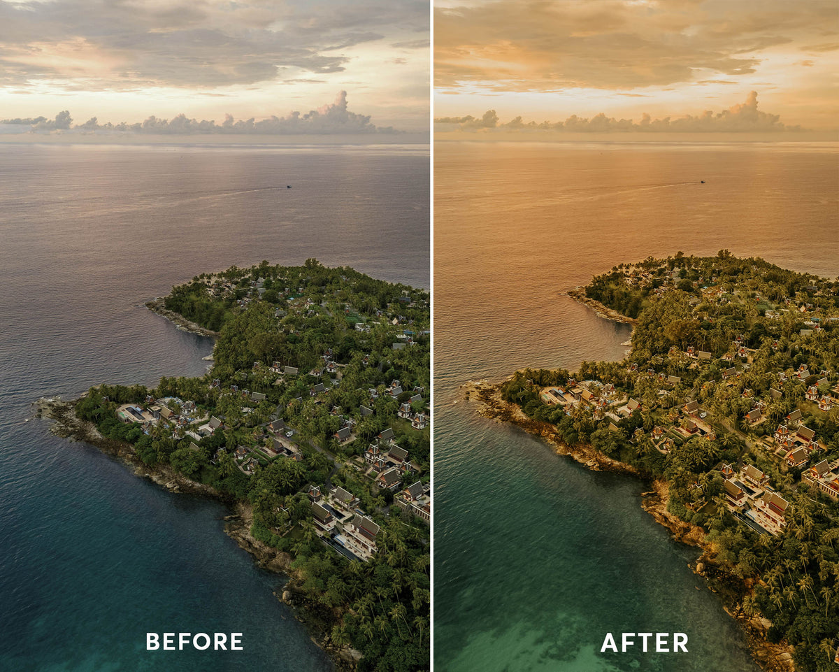 Sunset Drone Presets Collection