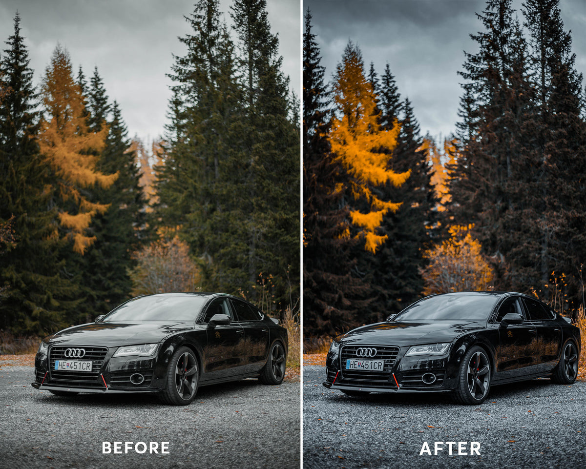 Black Car - Luminar NEO Presets