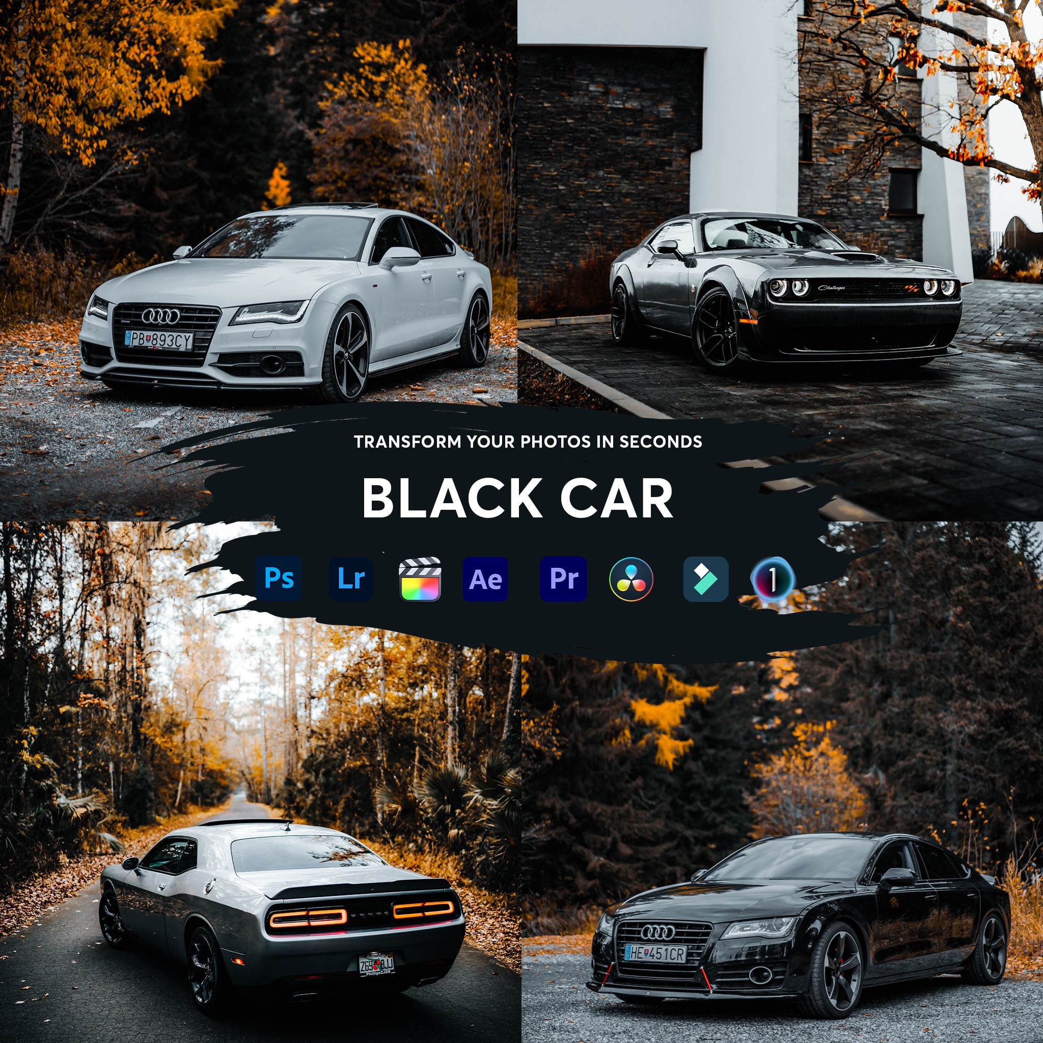 Black Car Presets Collection