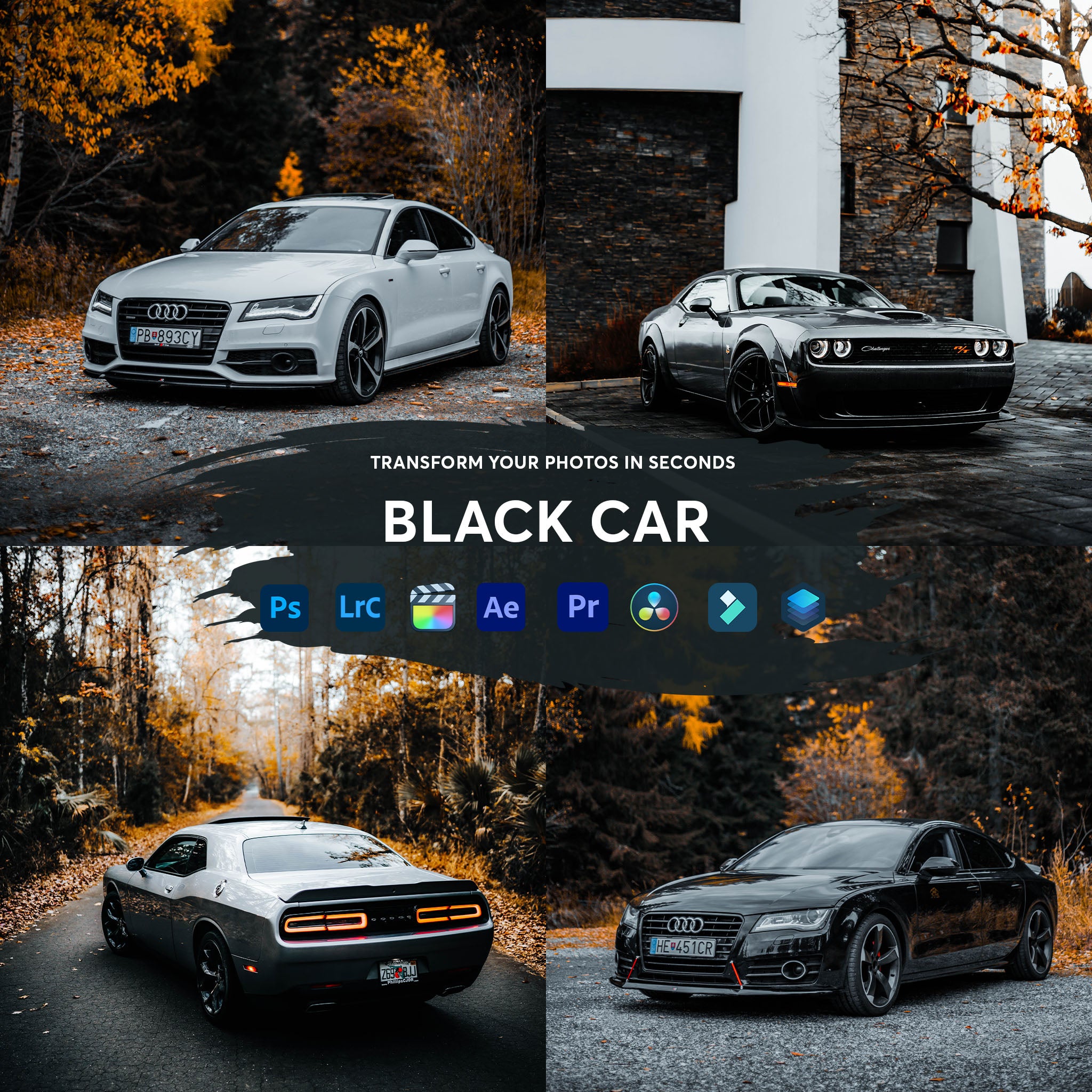 Black Car Presets Collection