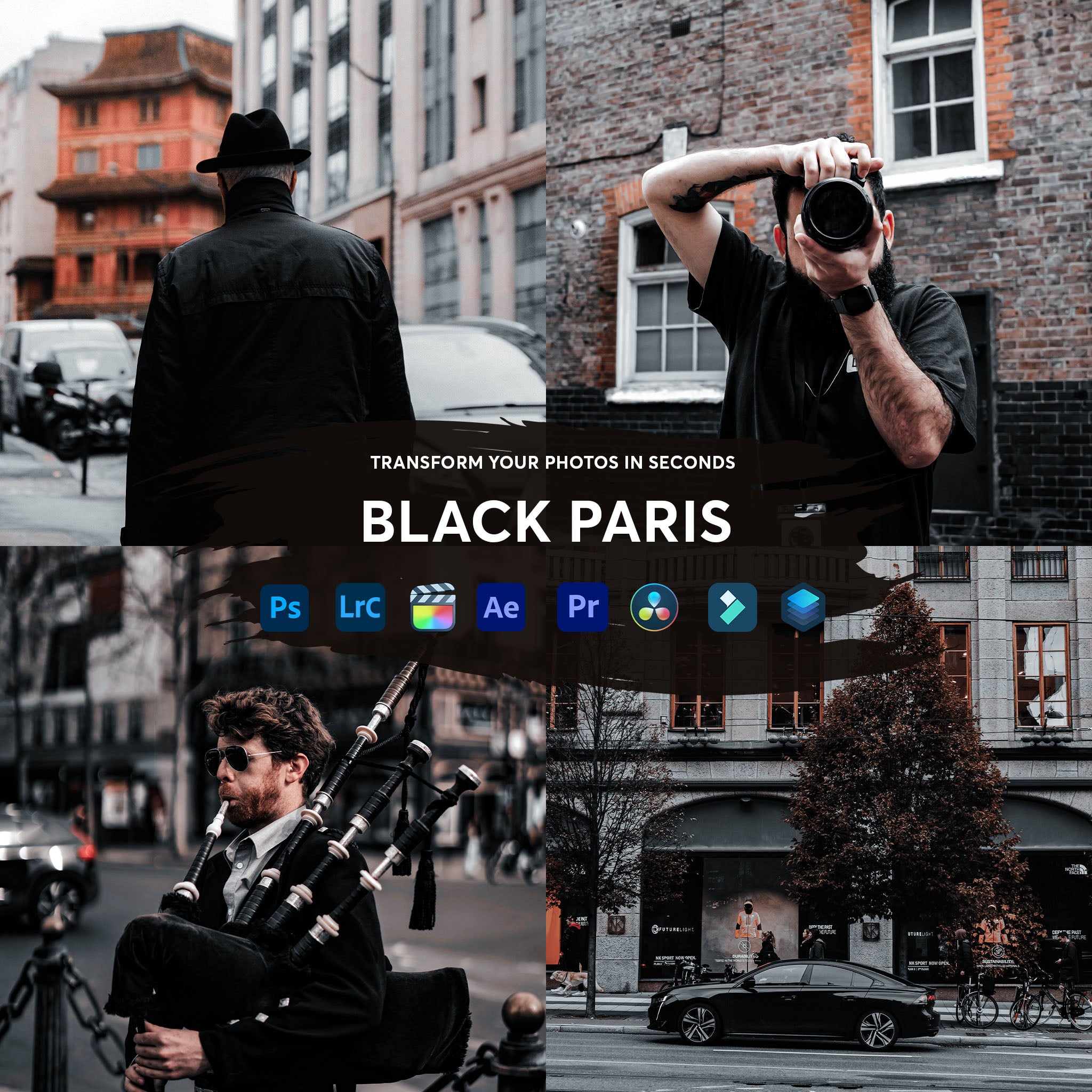 Black Paris Presets Collection
