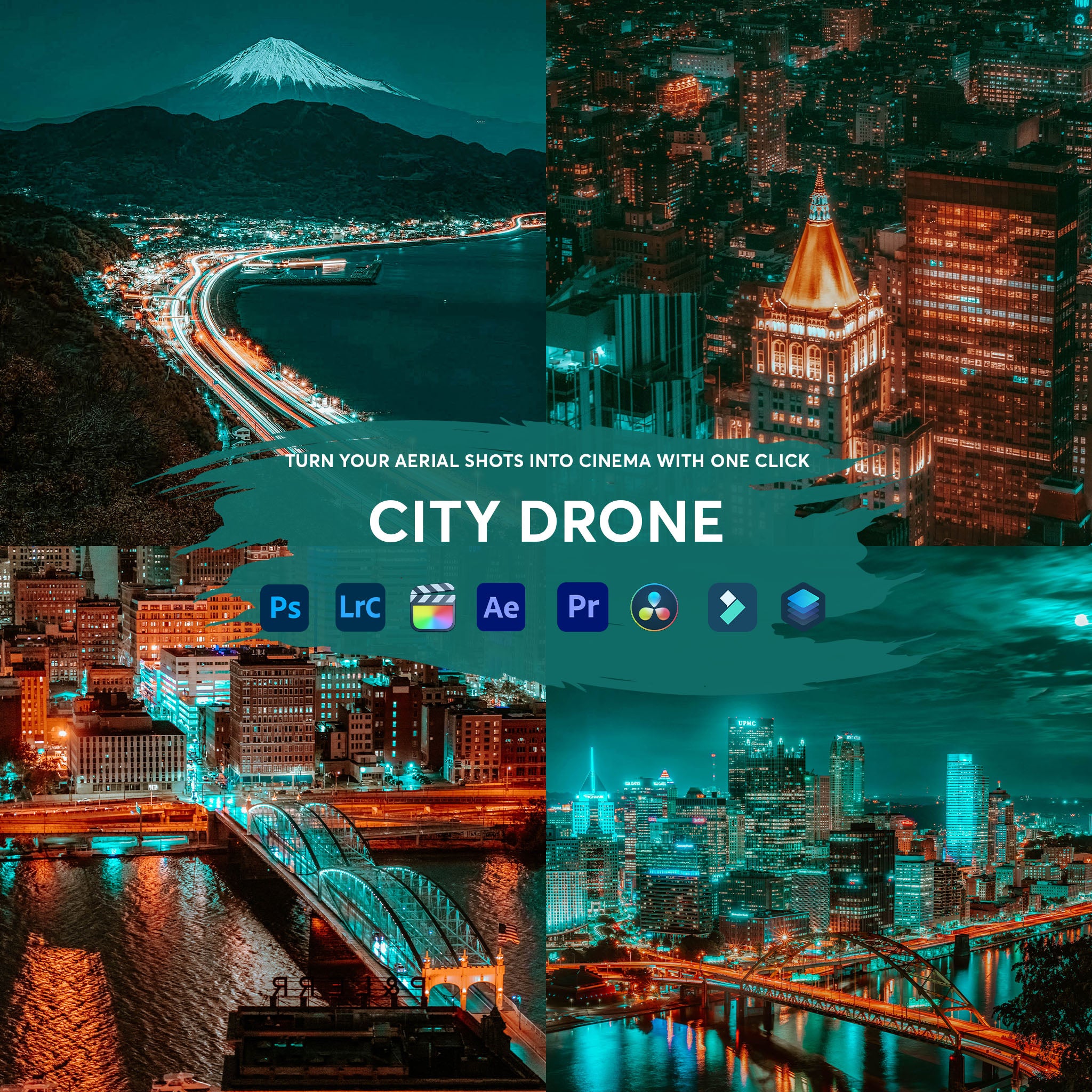City Drone Presets Collection
