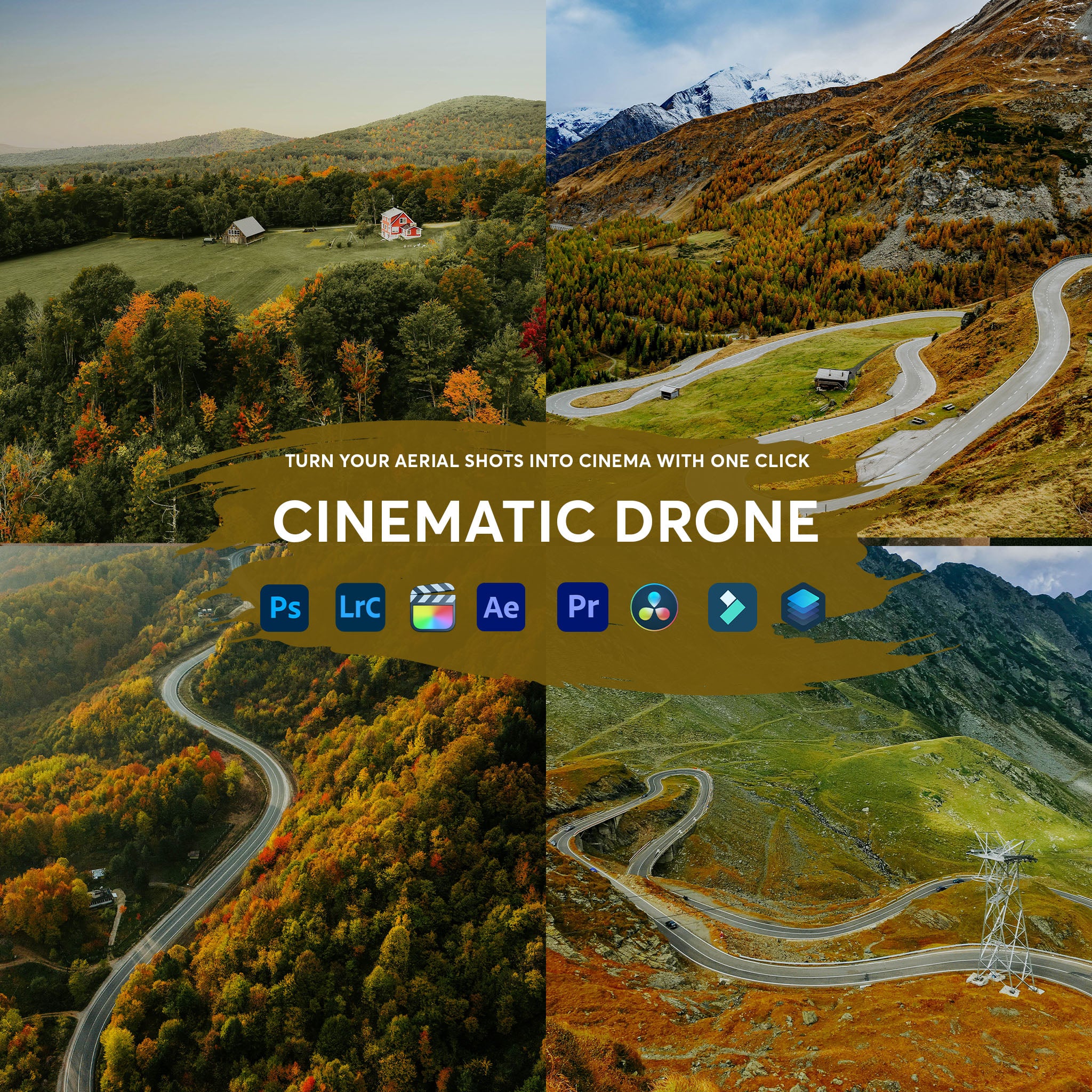 Cinematic Drone Presets Collection