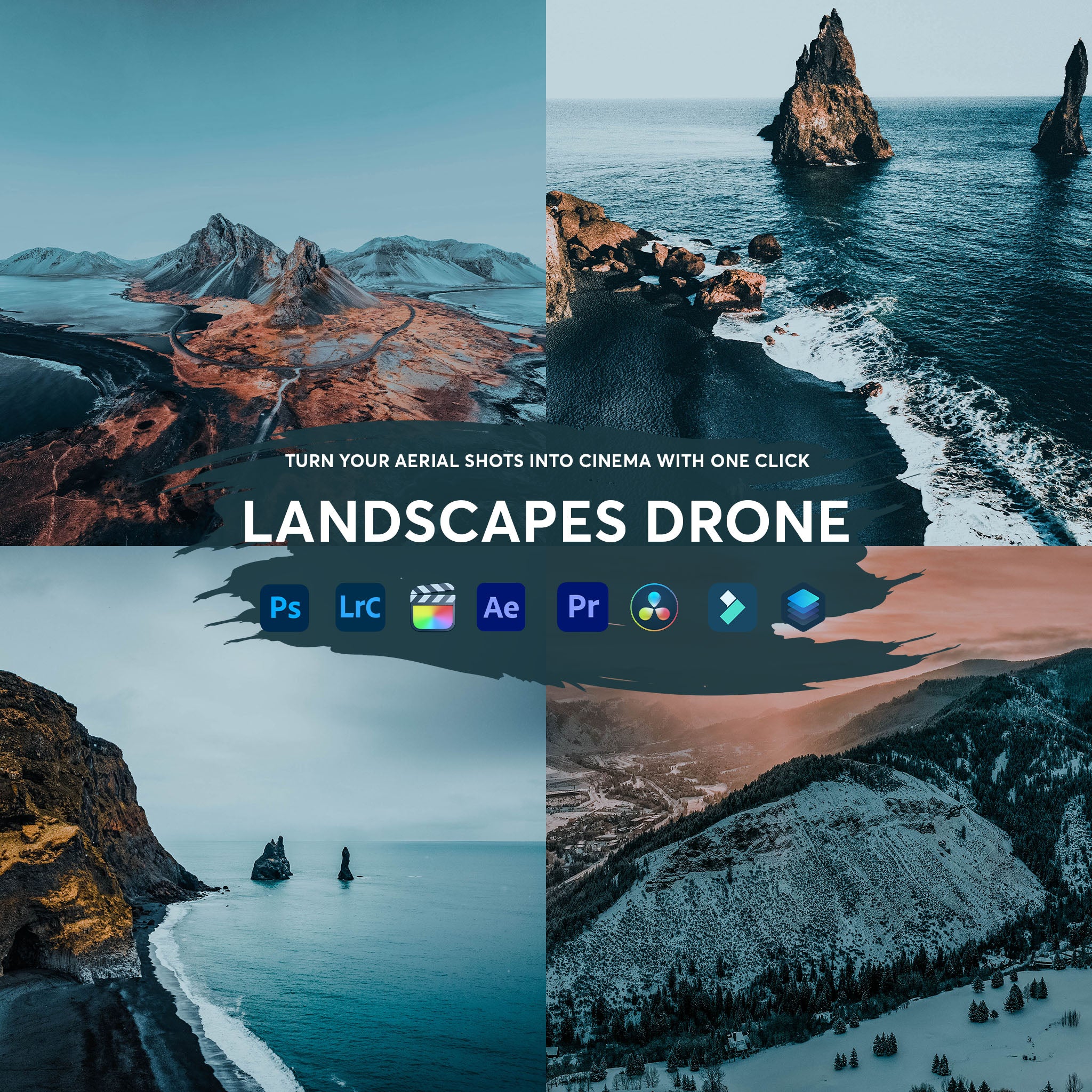 Landscapes Drone Presets Collection