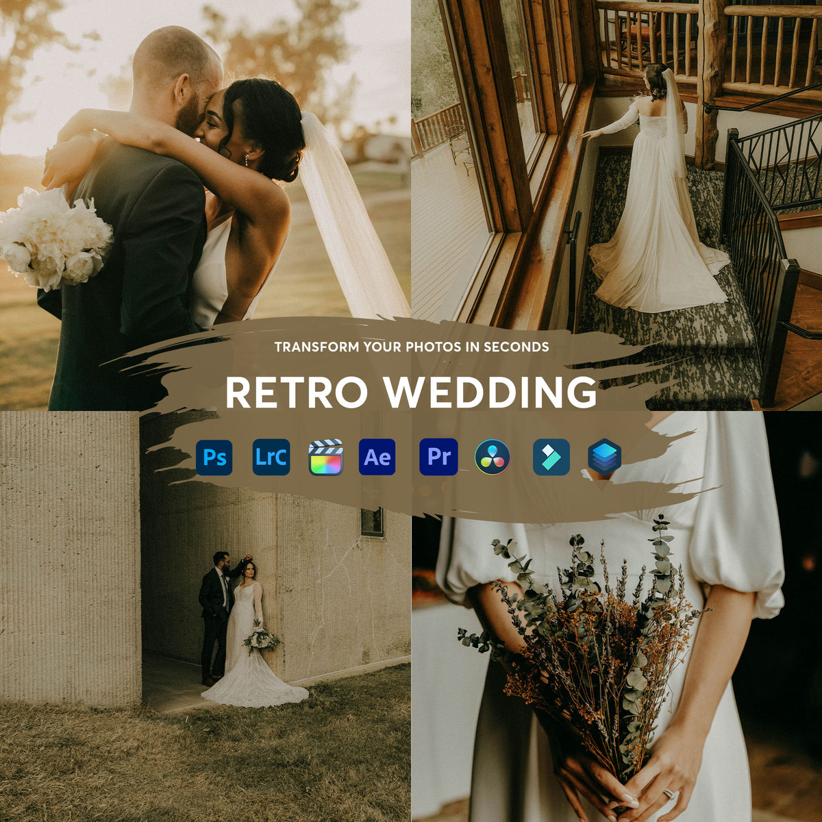 Retro Wedding Presets Collection