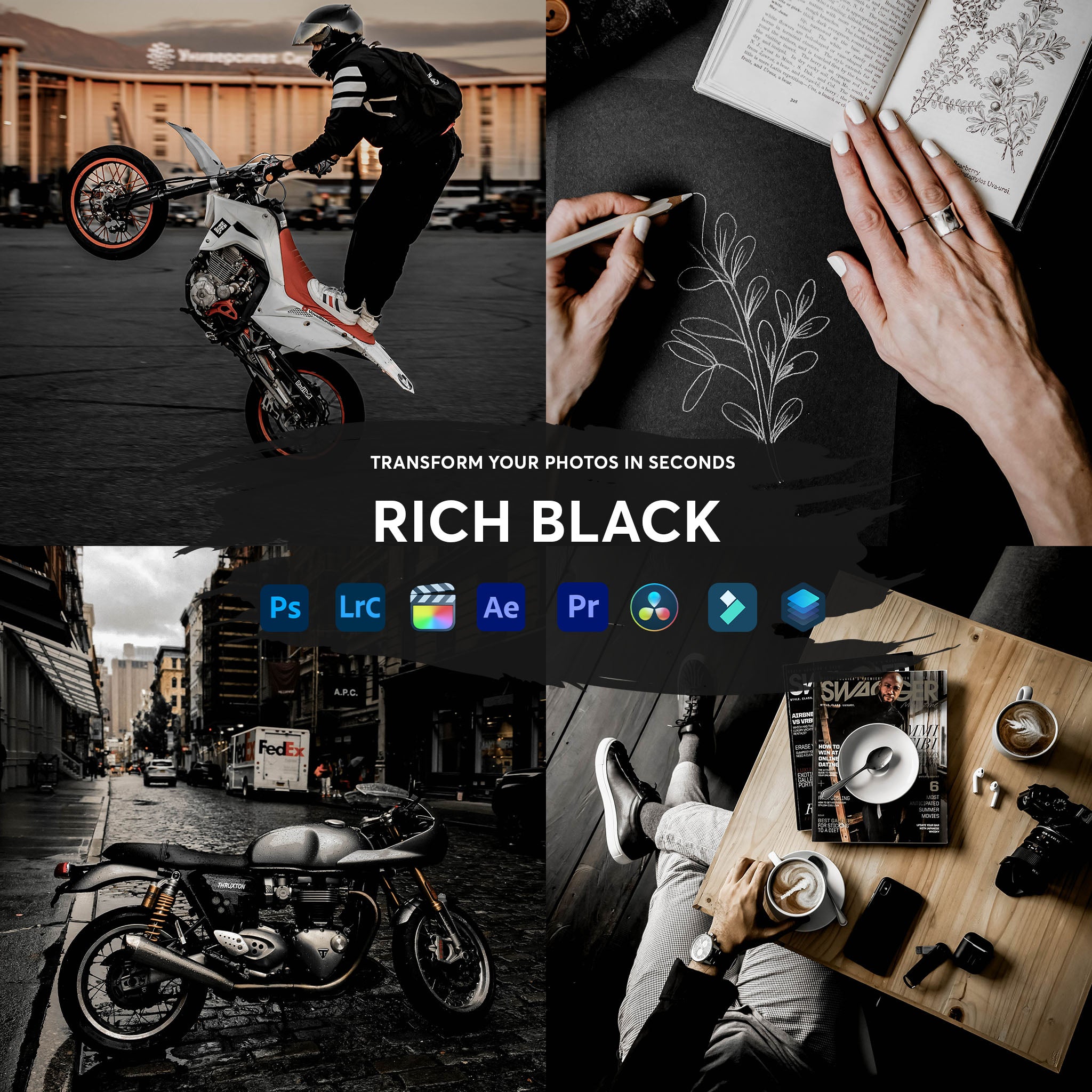 Rich Black Presets Collection