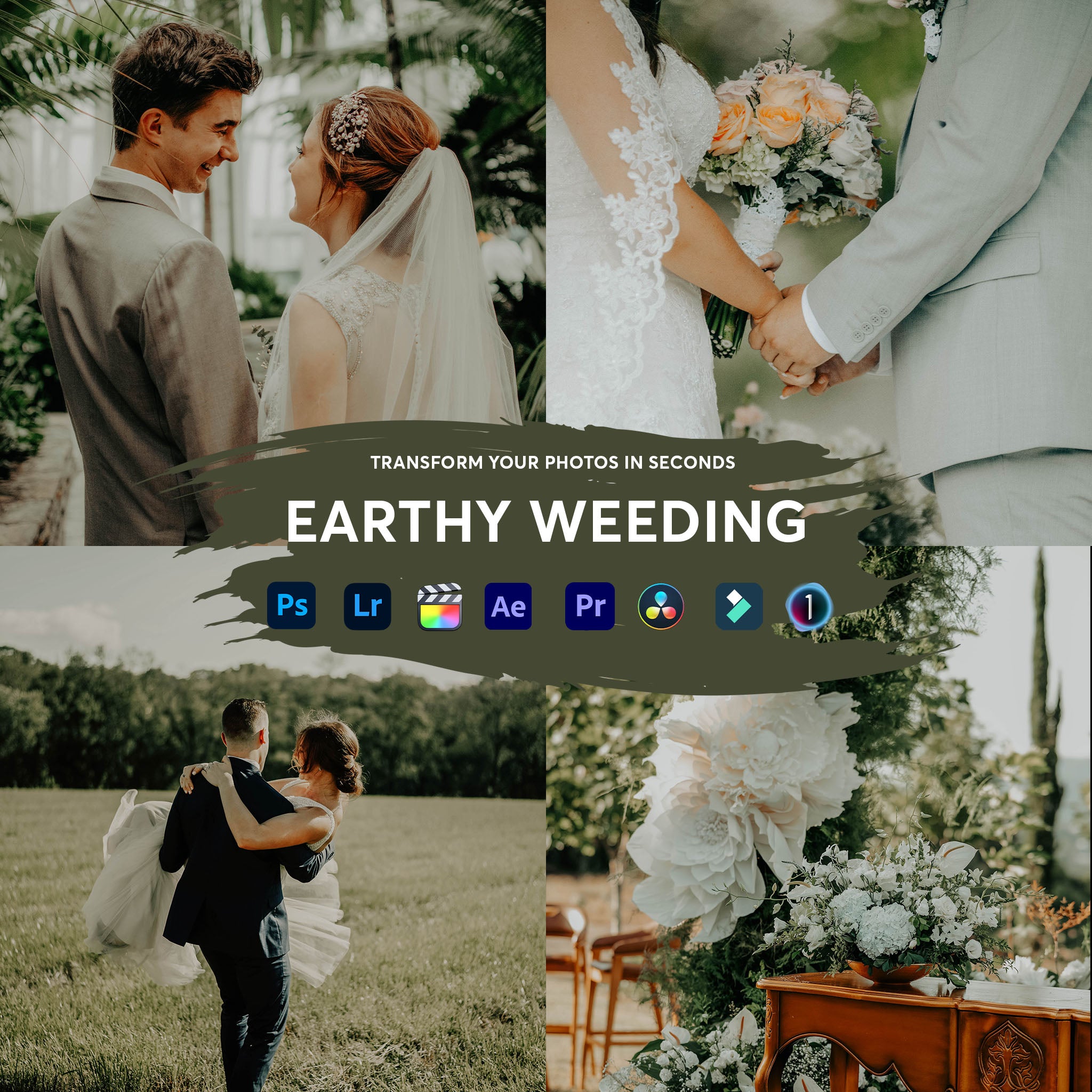 Earthy Wedding Presets