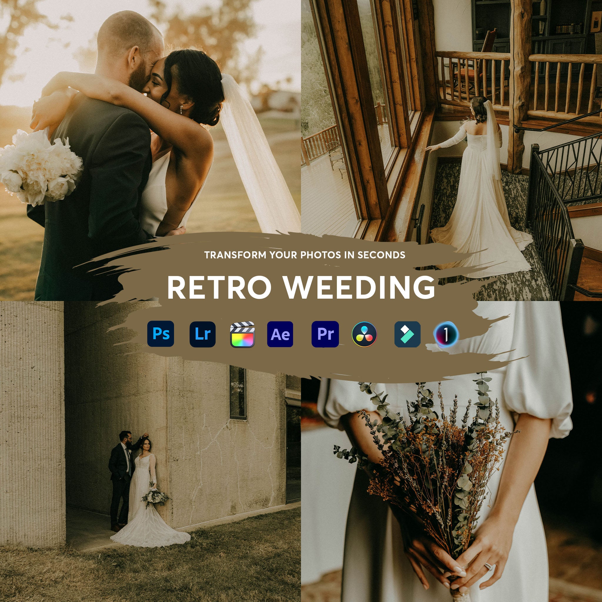 Retro Wedding Presets