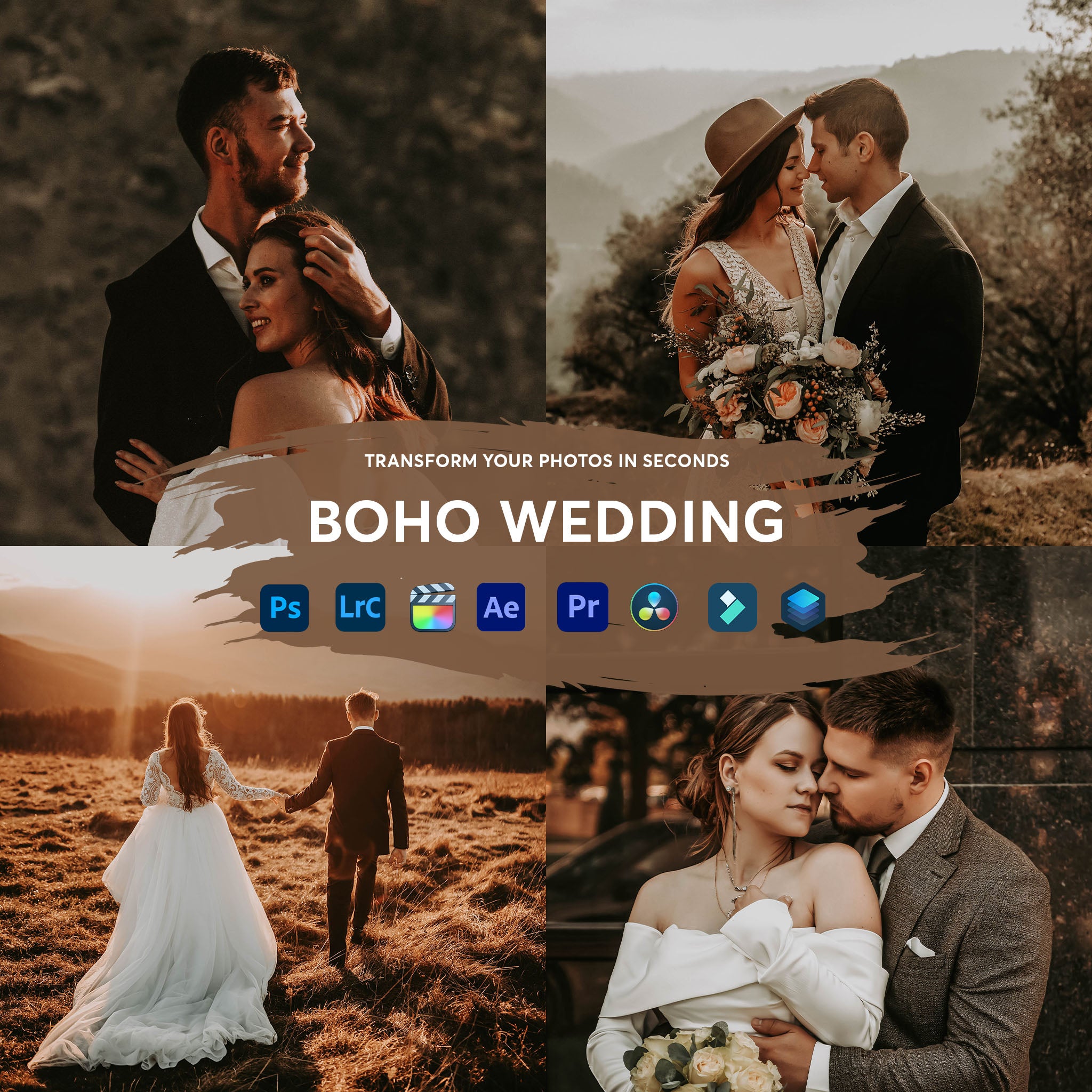 Boho Wedding Presets Collection