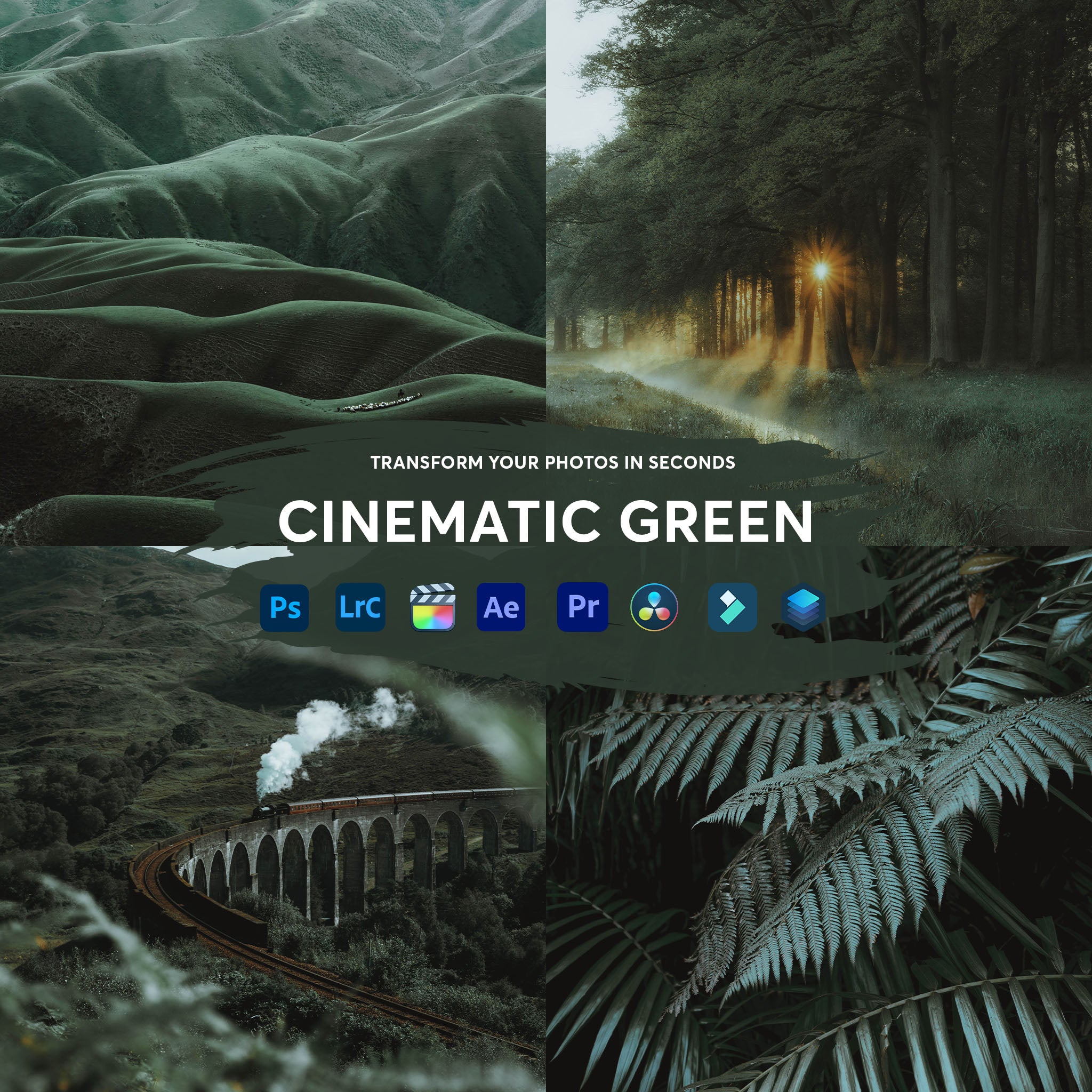 Cinematic Green Presets Collection
